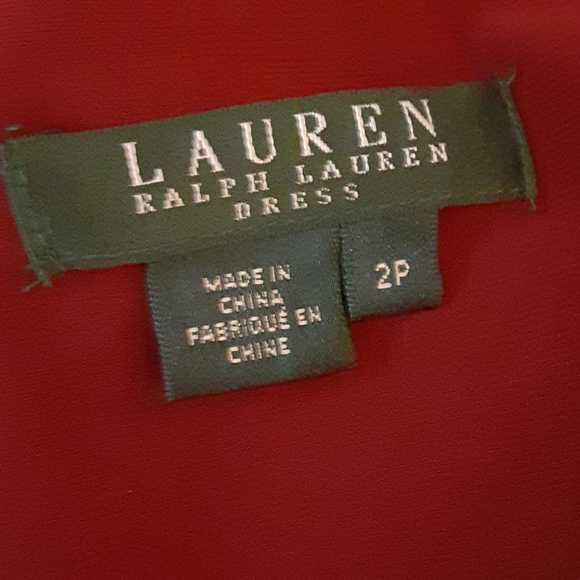 Ralph Lauren Adera Dark Red dress size 2 - Picture 5 of 7